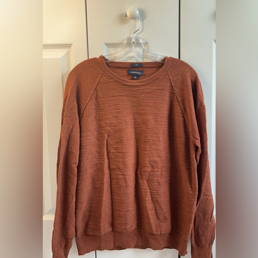 Burnt Orange Long Sleeve Sweater
